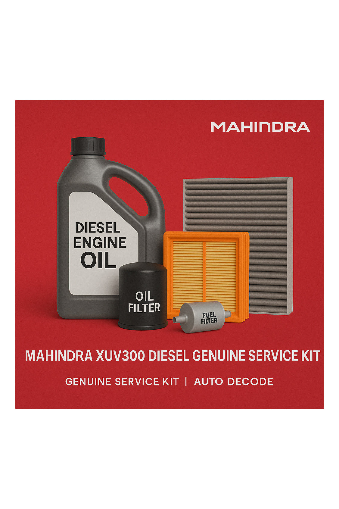 Mahindra Genuine Service Kit – For Mahindra XUV300 Diesel