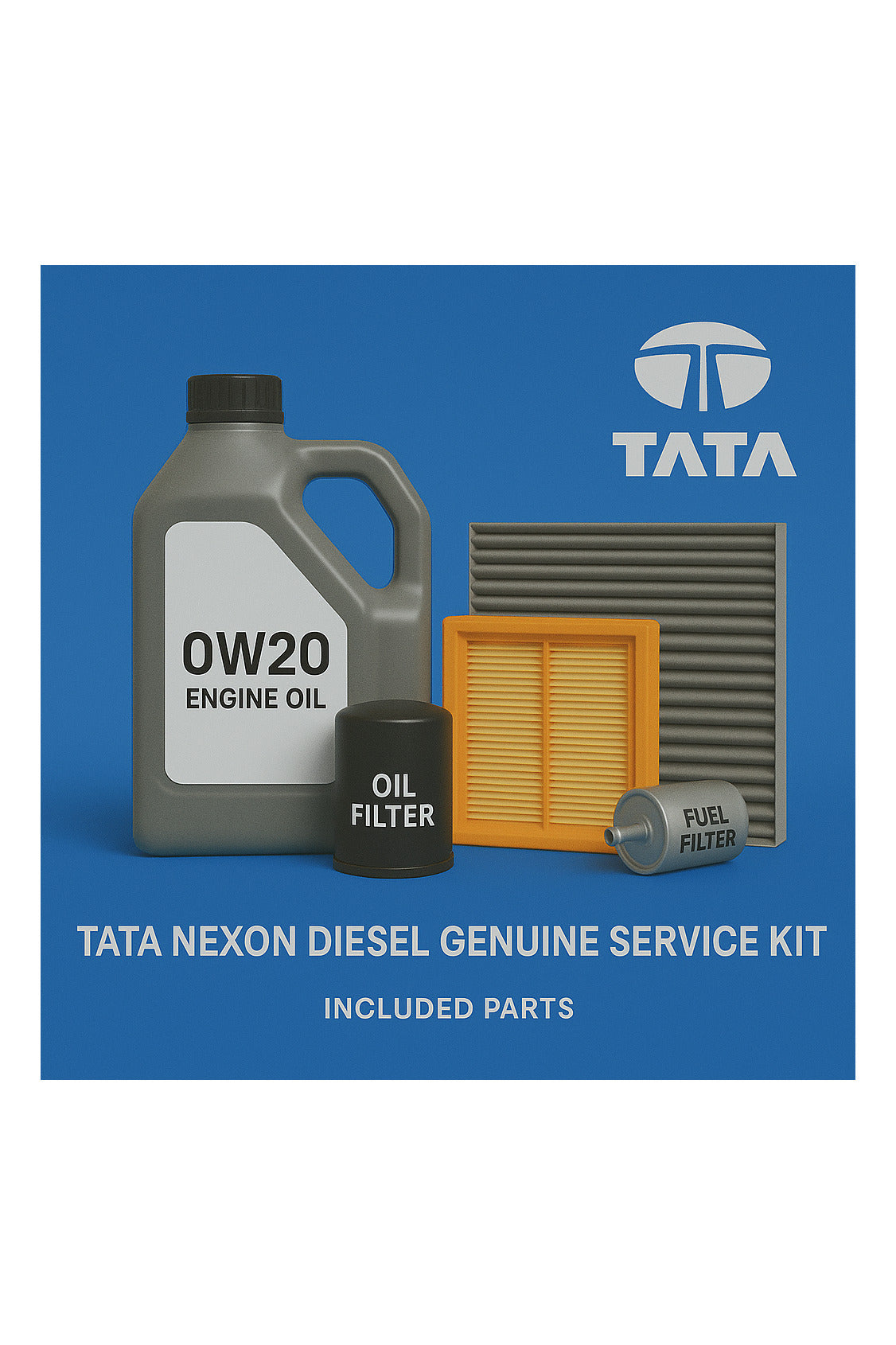 Tata Nexon Diesel Service Kit | Genuine Parts
